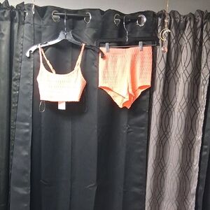 Hot & Delicious Vibrant Orange Bra Set